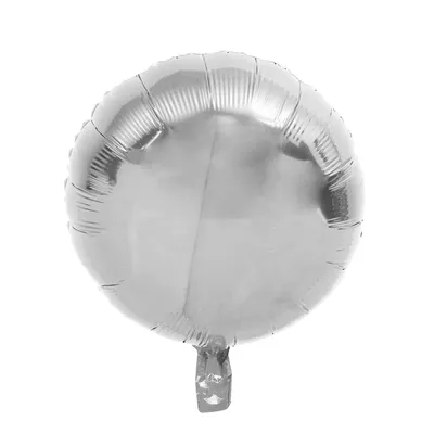 Produktbild von Folienballon rund, Silber, ca. 45 cm