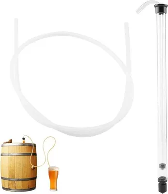 Obrázek produktu pro Sada na pivo a víno s plastovou šňůrkou a svorkou, ideální pro kvašení v sudu
