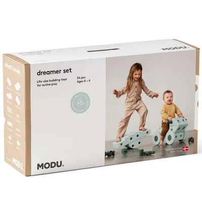 Immagine prodotto di MODU Dreamer Set – Set di costruzione in schiuma, verde