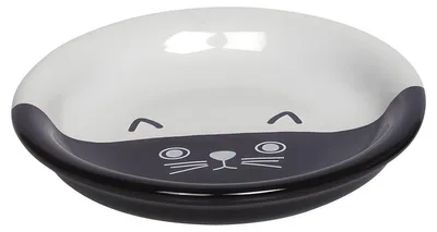 Produktbild von Katzen Keramik Milchschale "FACE"