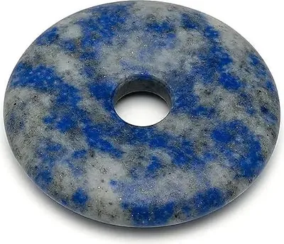 Obrázek produktu pro Kobliha Lapis Lazuli bez šňůrky -- sada 2 ks - 5,0 cm