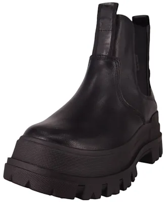Produktbild von Buffalo Damen Elegante Stiefelette Aspha Chelsea Buckle 1270091 Schwarz