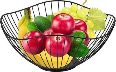 Immagine prodotto di Portafrutta grande in metallo nero