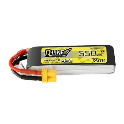 Immagine prodotto di Battery Tattu R-Line 550mAh 7.4V 95C 2S1P XT30