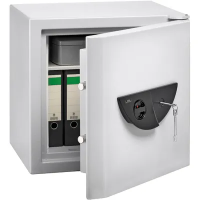 Produktbild von BURG WÄCHTER Tresor WS Office -Doku 821 K Sicherheitsstufe 2 nach EN 1143-1 mit Feuerschutz lichtgrau 64,1 x 55,5 x 62,6 cm