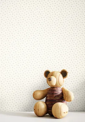 Produktbild von NEWROOM Tapete Little Dots Grey Grau Vliestapete - Kinder Kreise Punkte Germany