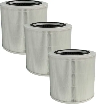 Produktbild von vhbw 3x Luftilter kompatibel mit Medion MD10171 Luftreiniger - Kombifilter Vorfilter + HEPA + Aktivkohle