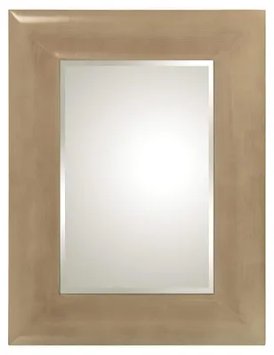 Productafbeelding van DRW Houten wandspiegel, rechthoekig, 60 x 2 x 80 cm