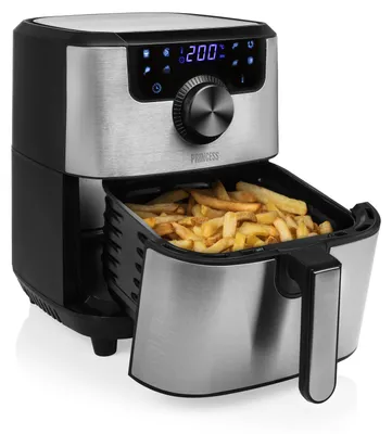 Produktbild von Princess Digitaler Aerofryer Deluxe 1500 W 4,5 L Silbern