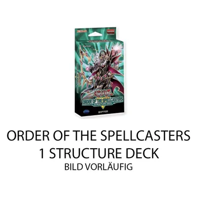 Produktbild von Yugioh - Order Of The Spellcasters Structure Deck - 1 Deck - Deutsch