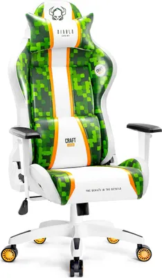 Produktbild von Diablo X-One 2.0 Gaming Stuhl Bürostuhl Schreibtischstuhl Verstellbare Armlehnen Ergonomisches Design Nacken/-Lendenkissen, Farbe: Craft, Größe: King