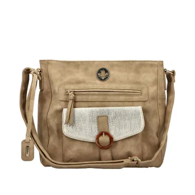 Produktbild von Rieker Umhängetasche Schultertasche Damen H1362, Farbe:Beige