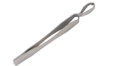 Produktbild von Edelstahl-Zeckenzange 13cm Zeckengreifer Pinzette Zeckenentfernung Tier Mensch