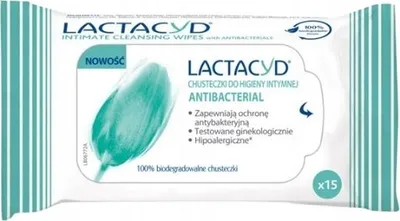 Immagine prodotto di Lactacyd Salviette antibatteriche per l'igiene intima 15 pz