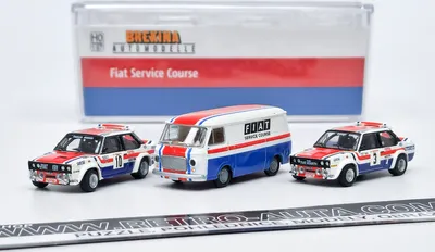 Produktbild von Zestaw Fiat France Rally 1974 - Brekina 1:87