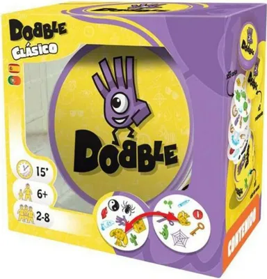 Obrázek produktu pro Asmodee DOBBLE, Karetní, Rodinný, 6 rok/roky, 15 min, Rodinná hra