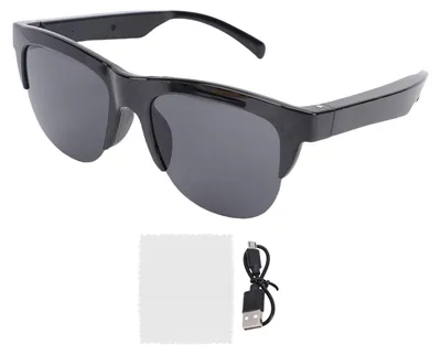 Produktbild von Intelligente Brille, blaues Licht blockierende Bluetooth 5.4-Sonnenbrille, IP54 wasserdicht, 8 Stunden Wiedergabezeit, Sprachsteuerung für Autofahren,
