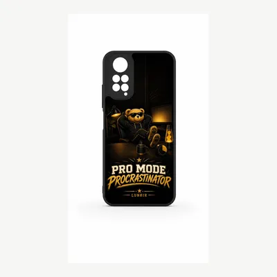 Obrázok produktu pre Puzdro pre Xiaomi Redmi Note 11 4G, ochranné puzdro s motívom "Prokrastinácia" – značka LUNØIR ©