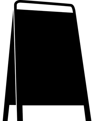 Obrázek produktu pro Samolepka ve stylu křídové tabule – stíratelná nástěnná samolepka – tabule na jídelní lístek – 40 x 30 cm