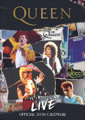 Produktbild von Posterkalender Queen 2026 mit Musiklegenden als Posterboys, 29,7 x 42 cm