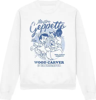 Produktbild von Pinocchio - Sweatshirt für Herren/Damen Uni TV15124 (L) (Weiß)
