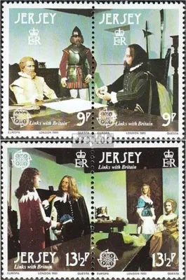 Produktbild von Briefmarken GB - Jersey 1980 Mi 219-222 Paare (kompl.Ausg.) postfrisch Europa