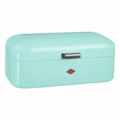 Immagine prodotto di Wesco Breadbox Grandy, Frühstücksbox, Brotdose, Butterbrotsdose, Mint, Stahlblech, 235201-51