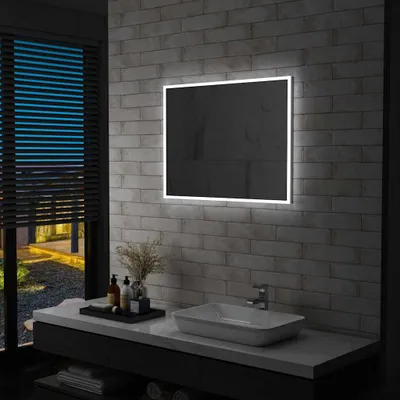 Image de Vidaxl Miroir de salle de bain LED 80x60 cm