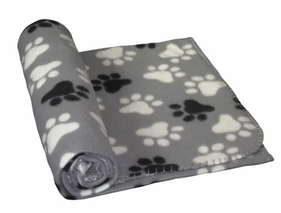 Produktbild von Nobby Fleece Plaid "PIPPA"  Classic grau L x B: 50 x 75 cm