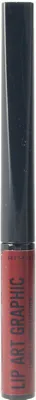 Obrázok produktu pre Rimmel Lip Art Graphic, Bordeaux, Be Free, 1 farba/farieb, Sfarbenie, Leštený povrch, Tekuté
