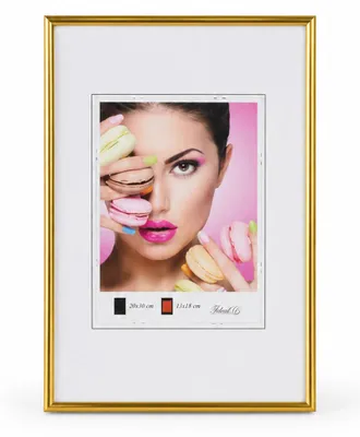 Produktbild von 2er 3er 5er Pack Photo Style Set Bilderrahmen Wanddeko Collage Poster Kunststoff Rahmen - Farbe: Gold | Format: 20x30 | Pack: 3