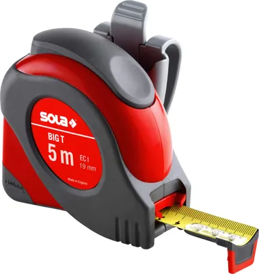 Obrázok produktu pre Sola BIG-T meter s ES značkou zhody Páskový meter (presnosť 1) Rolovací meter 5m