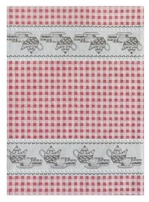 Image de Torchon, en coton, haute qualité, couleur bordeaux