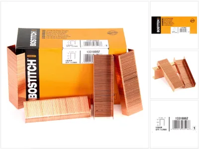 Produktbild von Bostitch Karton Klammern 18 mm Liquor 2000 Stk. für DSA-3522-E / DS-3519-E / DSA-3519-E / DSA3522-E / MS-3519-E ( 1331800Z )