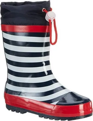 Produktbild von Playshoes gestreifte Stiefel Größe 22/23 marineblau