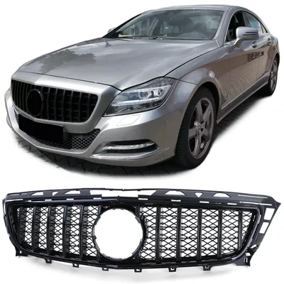 Image de Calandre avant noire brillante pour Mercedes-Benz CLS C218