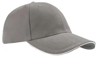 Produktbild von Atlantis Headwear - "Liberty" Baseball-Mütze Sandwichschirm LT1130 (Einheitsgröße) (Grau)