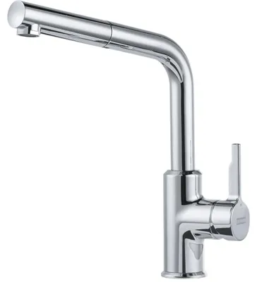 Produktbild von Franke Centro Einhebelmischer Chrom mit schwenkbarem Auslauf