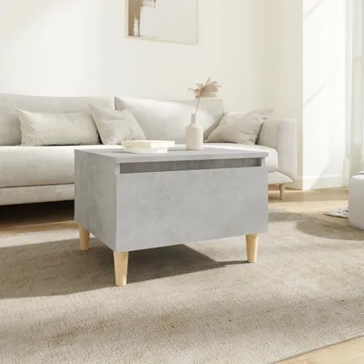 Produktbild von The Living Store Beistelltisch Betongrau 50x46x35 cm Holzwerkstoff