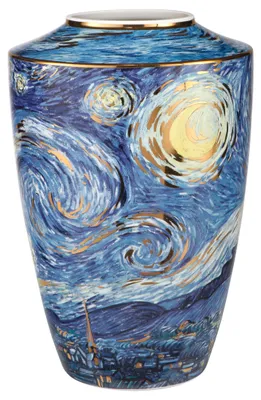 Image de Goebel Artis Orbis, vase inspiré par "La Nuit étoilée" de Vincent van Gogh