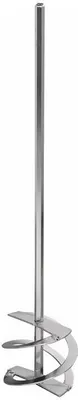 Productafbeelding van PROMAT Roerwerk met wendelroer, lengte 400 mm, geschikt voor 5 kg product, 6-vleugelig roerwerk, as van 6 mm, verzinkt, gele afwerking, chroom