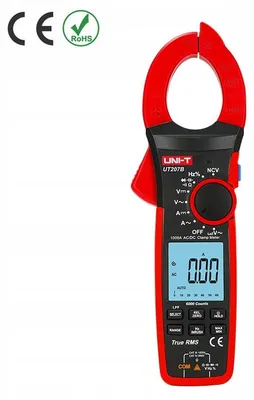 Image de UNI-T UT207B Multimètre Pince Ampèremètre AC/DC 1000A