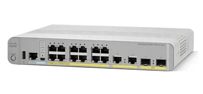 Produktbild von Cisco Catalyst 3560CX-12PC-S - Switch - managed - 12 x 10/100/1000 (PoE+) + 2 x Kombi-Gigabit-SFP - Desktop, an Rack montierbar, an DIN-Schiene montierbar, wandmontierbar - PoE+ (240 W)