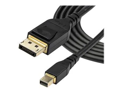 Image de StarTech.com 6ft (2m) VESA Certified Mini DisplayPort to DisplayPort 1.4 Cable, 8K 60Hz HBR3 HDR, Super UHD mDP to DP 1.4 Cord, Slim (34 AWG)