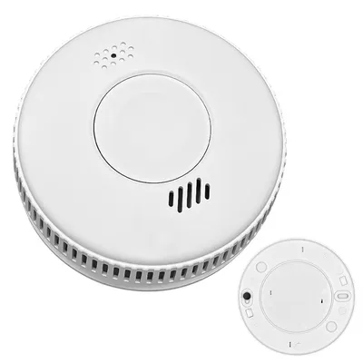 Produktbild von Rauchmelder, Rauchmelder 3er Set, Feuermelder mit 3 Jahre Batterie, Ohne Blinken, Standalone, Weiß