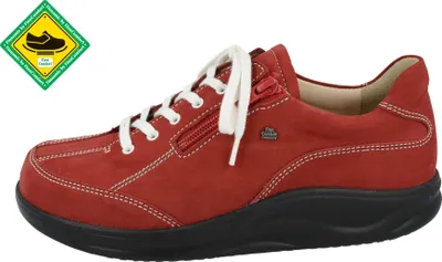 Obrázek produktu pro Finn Comfort Otaru pohodlná šněrovací obuv, nízká obuv, dámská, kůže, červená, NEW - Přehled modelů Finn comfort Značky Finn Comfort Finnamic, červená, kůže (nubuk)