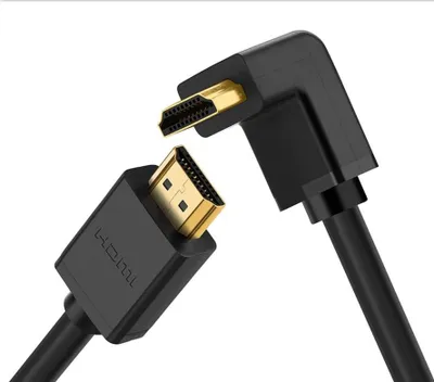 Produktbild von Kabel 90 Grad, UGreen HD103 HDMI bei HDMI, 4K, 1 m (schwarz)