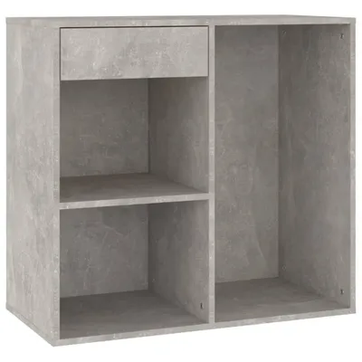 Zdjęcie produktu dla vidaXL Szafka kosmetyczna betonowa szara 80x40x75 cm materiał drewnopochodny