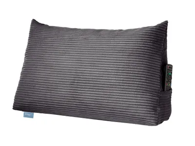 Immagine prodotto di Cuscino per lo schienale | Cuscino di lettura per letto e divano | Corda grigio scuro | 70 x 40 x 20 cm | Cuscino robusto per la seduta del letto | XDREAM