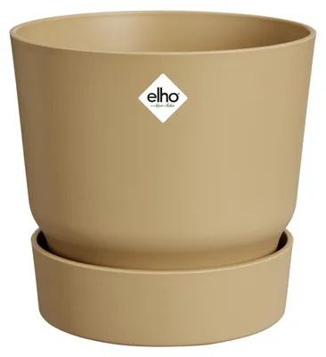 Obrázek produktu pro ELHO Květináč Greenville Round 25 cm, béžová